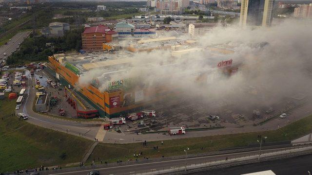 Rusya'da AVM yangını: En az 37 ölü