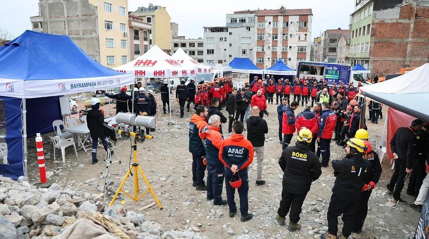 Bayrampaşa'da geniş katılımlı deprem tatbikatı