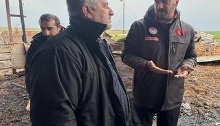 Tekirdağ'da &ccedil;iftlikte &ccedil;ıkan yangında 100 koyun &ouml;ld&uuml;