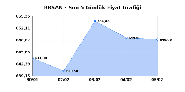 BORUSAN BORU SANAYI (BRSAN) 06 Şubat Cuma 2026 Günlük Teknik Analiz 1