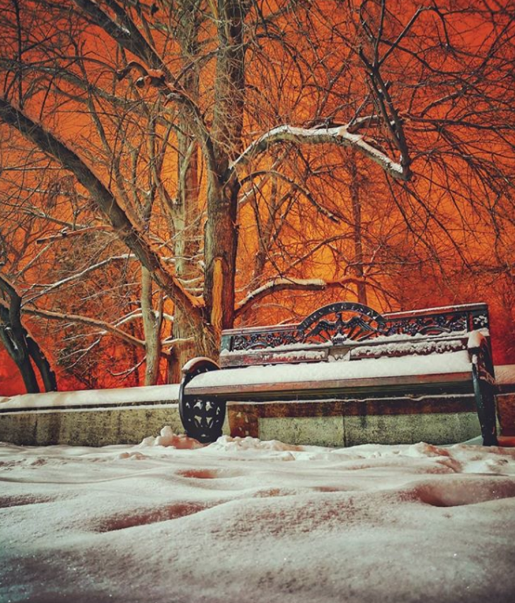 Turuncu kar yağdı! Görenler gözlerine inanamadı G2