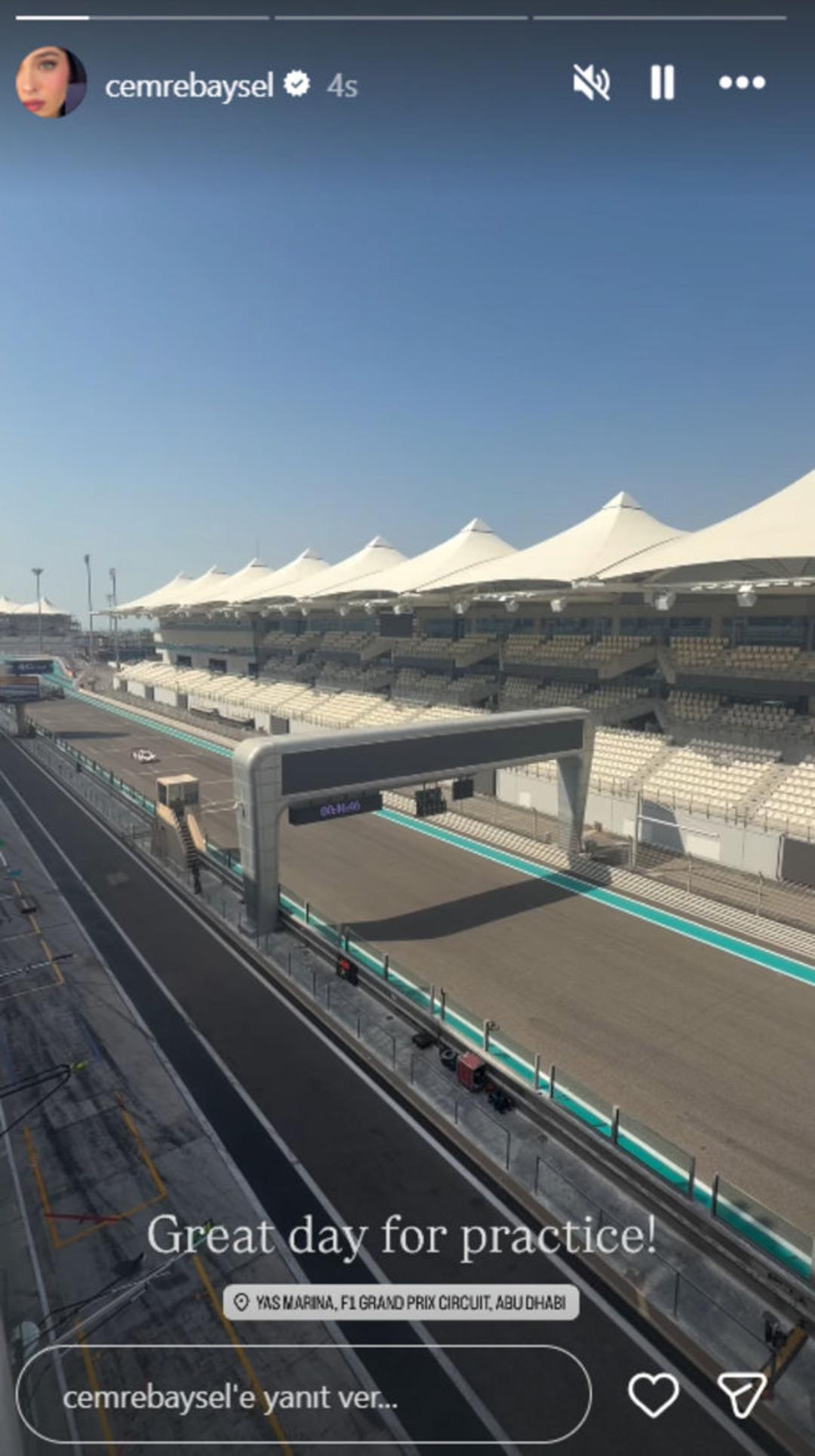 T&uuml;rk yarış pilotu ile aşk yaşıyor! Cemre Baysel sevgilisini yalnız bırakmadı 2