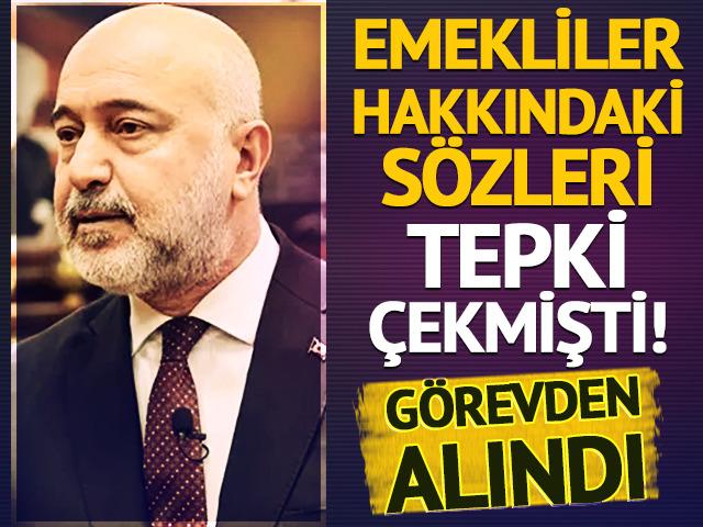 Emeklilerle ilgili s&ouml;zleri tepki &ccedil;ekmişti! SGK Başkanı Raci Kaya g&ouml;revden alındı
