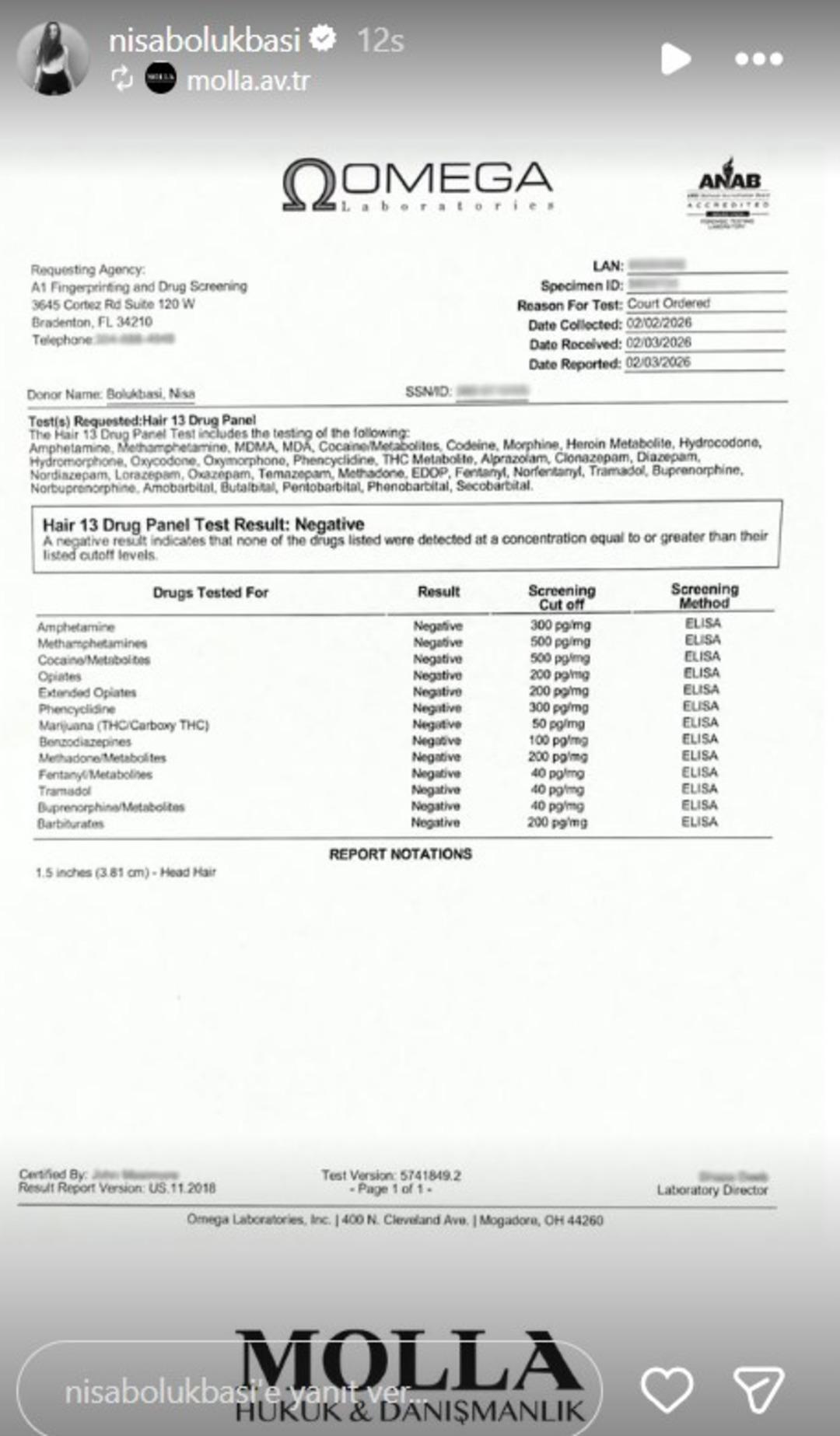 G&ouml;zaltı kararı verilmişti! Survivor şampiyonu Nisa B&ouml;l&uuml;kbaşı test sonucunu yayınladı 3