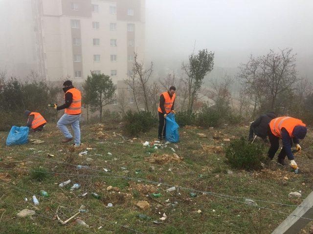 İzmit’te temizlik çalışmaları hız kesmiyor