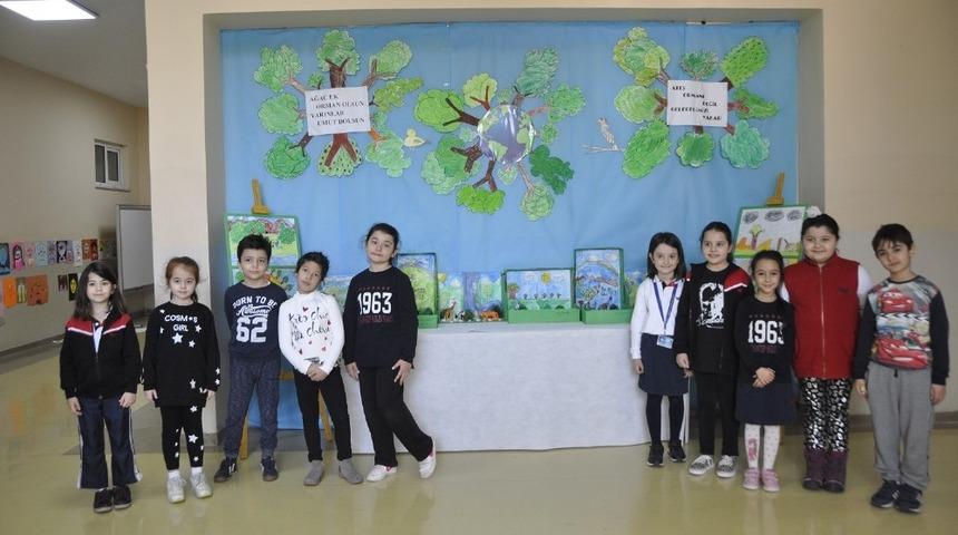 GKV&rsquo;de Orman Konulu Teknik Desen sergisi