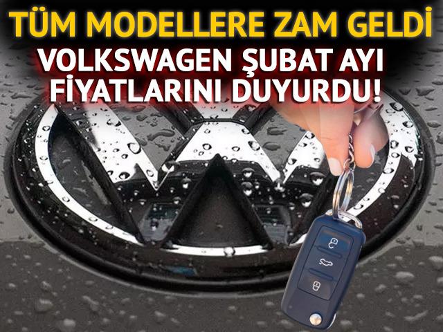 T&uuml;m modellere zam geldi: Polo, Golf&rsquo;ten pahalı