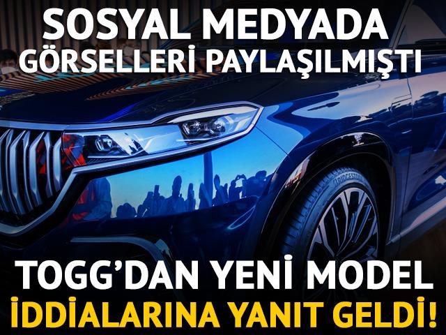 Sosyal medyada paylaşılan yeni modellerle ilgili Togg'dan a&ccedil;ıklama geldi!
