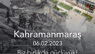 Azerbaycan&rsquo;dan 6 Şubat depremlerinin 3. yılında T&uuml;rkiye ile dayanışma mesajı