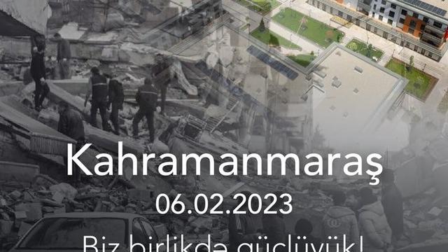 Azerbaycan’dan 6 Şubat depremlerinin 3. yılında Türkiye ile dayanışma mesajı