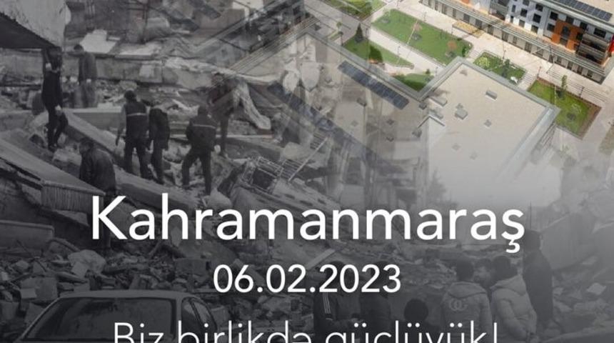 Azerbaycan&rsquo;dan 6 Şubat depremlerinin 3. yılında T&uuml;rkiye ile dayanışma mesajı