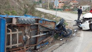 Kastamonu'da otomobil ile pat pat çarpıştı: 3 yaralı