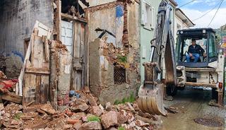 Balıkesir'de kuvvetli yağış etkili oldu