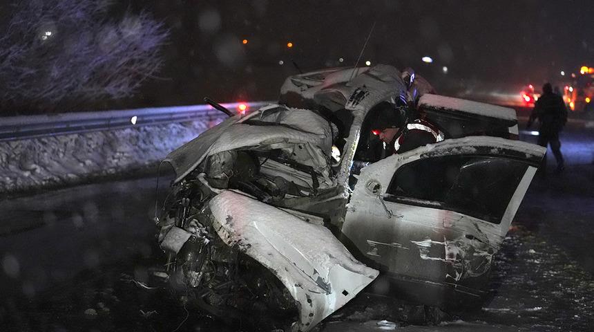 Erzurum'da feci kaza! 4 kişi hayatını kaybetti