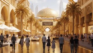 D&uuml;nyada bir ilk! Caddeyi altınla kaplayacaklar