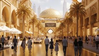 Dubai lüksü arşa çıkardı! Caddeyi altınla kaplayacaklar