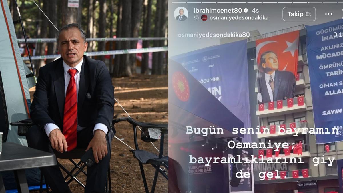 Osmaniye Belediye Başkanı İbrahim Çenet'in 6 Şubat paylaşımı olay oldu... Önce paylaştı, sonra sildi!  - Politika Siyaset Haberleri