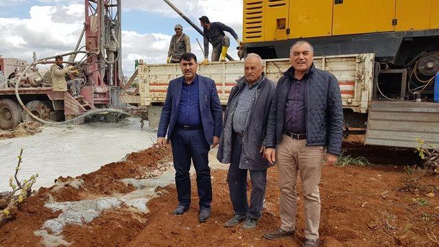 Köylerde sondaj çalışmalarını hız verildi