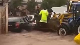 Hatay'da şiddetli yağış sele yol açtı