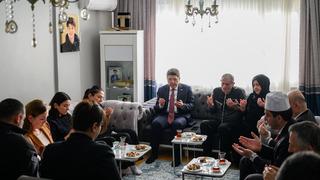 Adalet Bakanı Tunç'tan Atlas Çağlayan'ın ailesine ziyaret