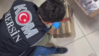 Mersin'de 459 adet ka&ccedil;ak parf&uuml;m ele ge&ccedil;irildi