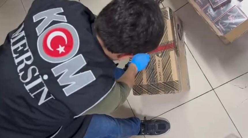 Mersin'de ka&ccedil;ak 459 parf&uuml;m ele ge&ccedil;irildi