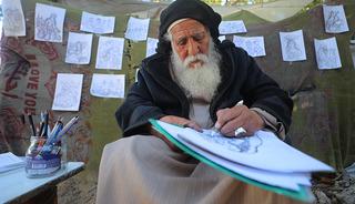 3 oğlunu kaybeden Gazzeli ressam acısını sanata yansıtıyor