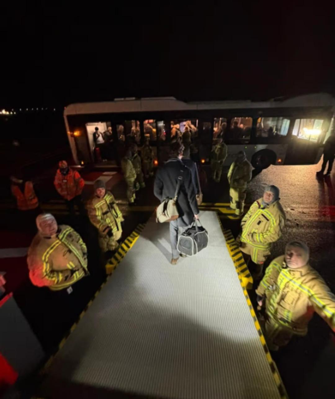 U&ccedil;ak taksi yoluna girdi! Pistte panik anları 2