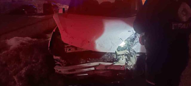 Van&rsquo;da trafik kazası: 1 yaralı 1