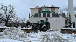 Kahramanmaraş kırsal bölgelerde kar temizliği