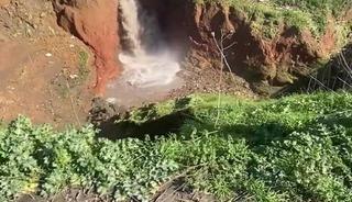 İzmir&rsquo;de 2019&rsquo;daki g&ouml;r&uuml;nt&uuml; geri d&ouml;nd&uuml;: Menderes&rsquo;te obruk sahası yeniden doldu