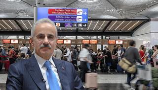 Uraloğlu rakamları a&ccedil;ıkladı: 'Ocakta havalimanlarında 17,8 milyon yolcu'