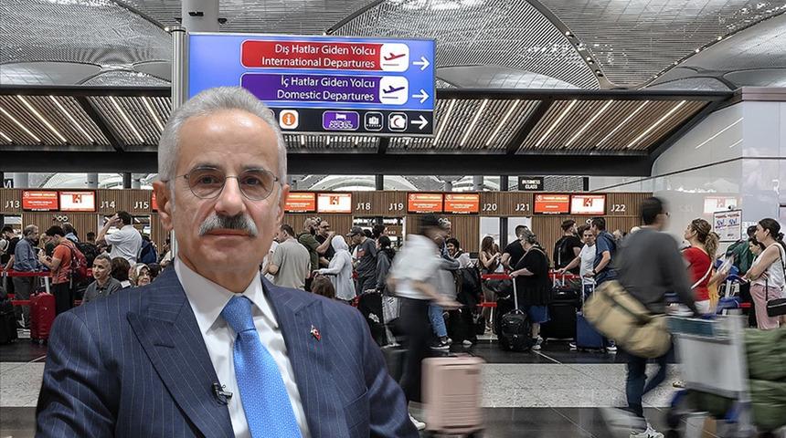Bakan Uraloğlu rakamları a&ccedil;ıkladı: 'Ocakta havalimanlarında 17,8 milyon yolcu'