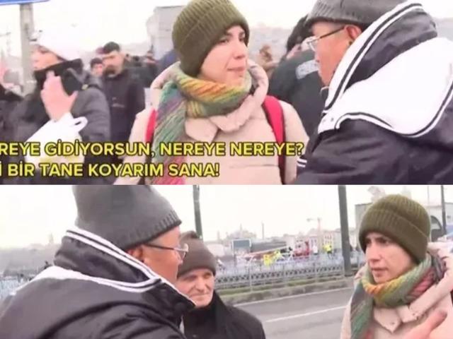 Galata'da balık&ccedil;ıya aktivist hareket: O diyalog g&uuml;ndem oldu!