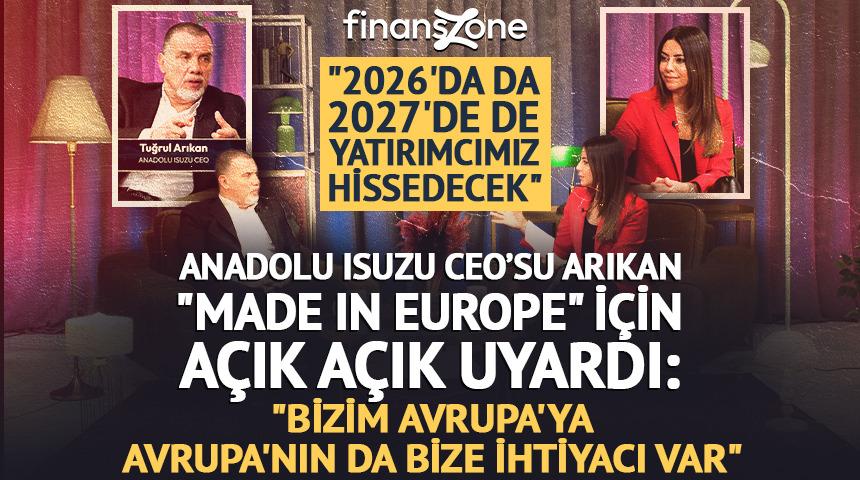 A&ccedil;ık A&ccedil;ık 36. B&ouml;l&uuml;m | ASUZU CEO'su Tuğrul Arıkan: Bizim Avrupa'ya Avrupa'nın da bize ihtiyacı var