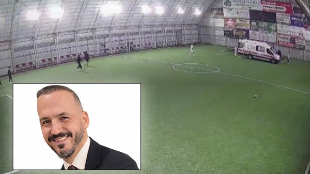 Halı sahada kahreden olay! Evli ve 2 çocuk babası öğretmenin ölüm anı kamerada