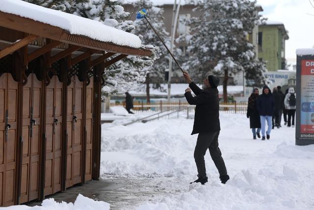 Erzurum, Tunceli, Kars, Ağrı ve Ardahan yeniden karla kaplandı 7