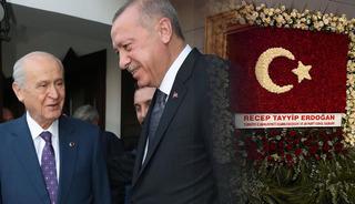 Cumhurbaşkanı Erdoğan'dan Bah&ccedil;eli'ye "57'li" jest: MHP'ye &ouml;zel hediyesindeki detay dikkat &ccedil;ekti