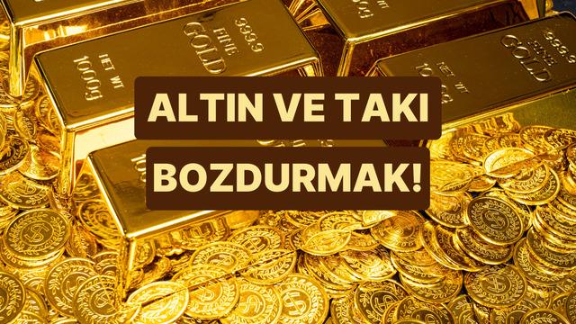 Neden Altın Bozdururken Neredeyse Fiyatın Aynısını Alabiliyorken Takı Bozdururken Alamayız? 