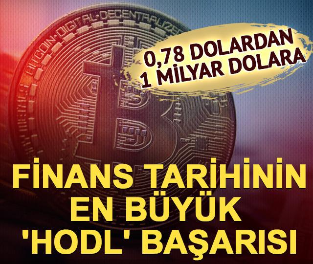 0,78 dolardan 1 milyar dolara: Finans tarihinin en b&uuml;y&uuml;k 'HODL' başarısı