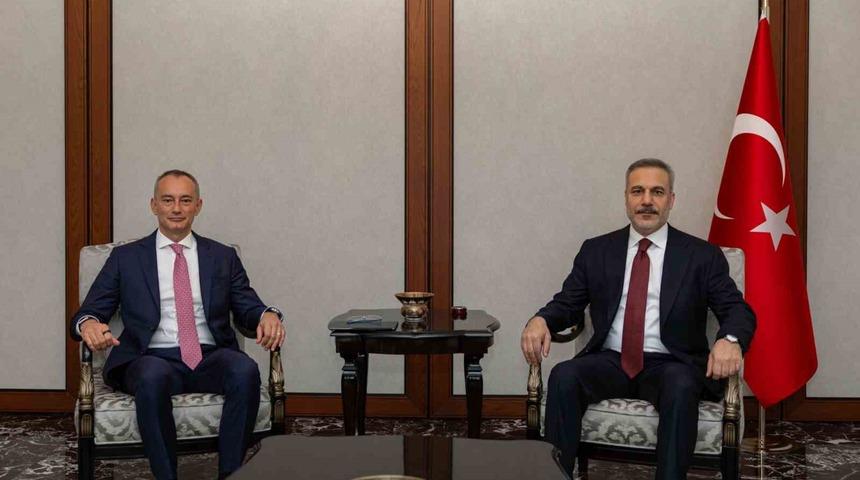 Bakan Fidan, Gazze Y&uuml;ksek Temsilcisi Mladenov&rsquo;u kabul etti