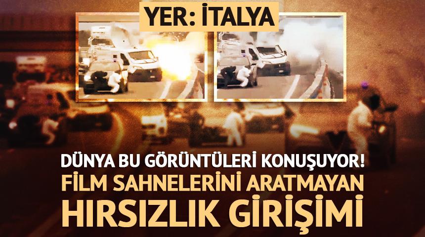 Film sahneleri aratmayan hırsızlık girişimi