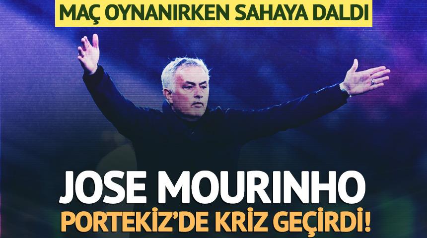 Benfica'da Mourinho &ccedil;ıldırdı, sahaya daldı: "Bana aptal diyeceksiniz ama..."