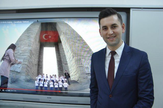 Uşaklı minik öğrencilerden anlamlı video