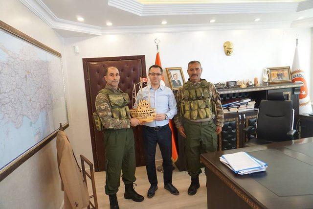 Kaymakam Ko&ccedil;, korucu başları ile toplantı yaptı 1