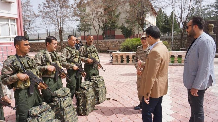 Kaymakam Ko&ccedil;, korucu başları ile toplantı yaptı