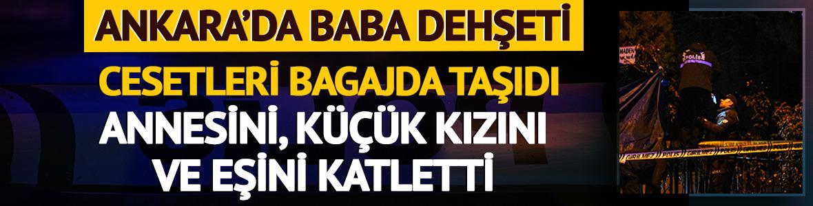 Cesetleri bagajda taşıdı! Annesini, k&uuml;&ccedil;&uuml;k kızını ve eşini &ouml;ld&uuml;rd&uuml;