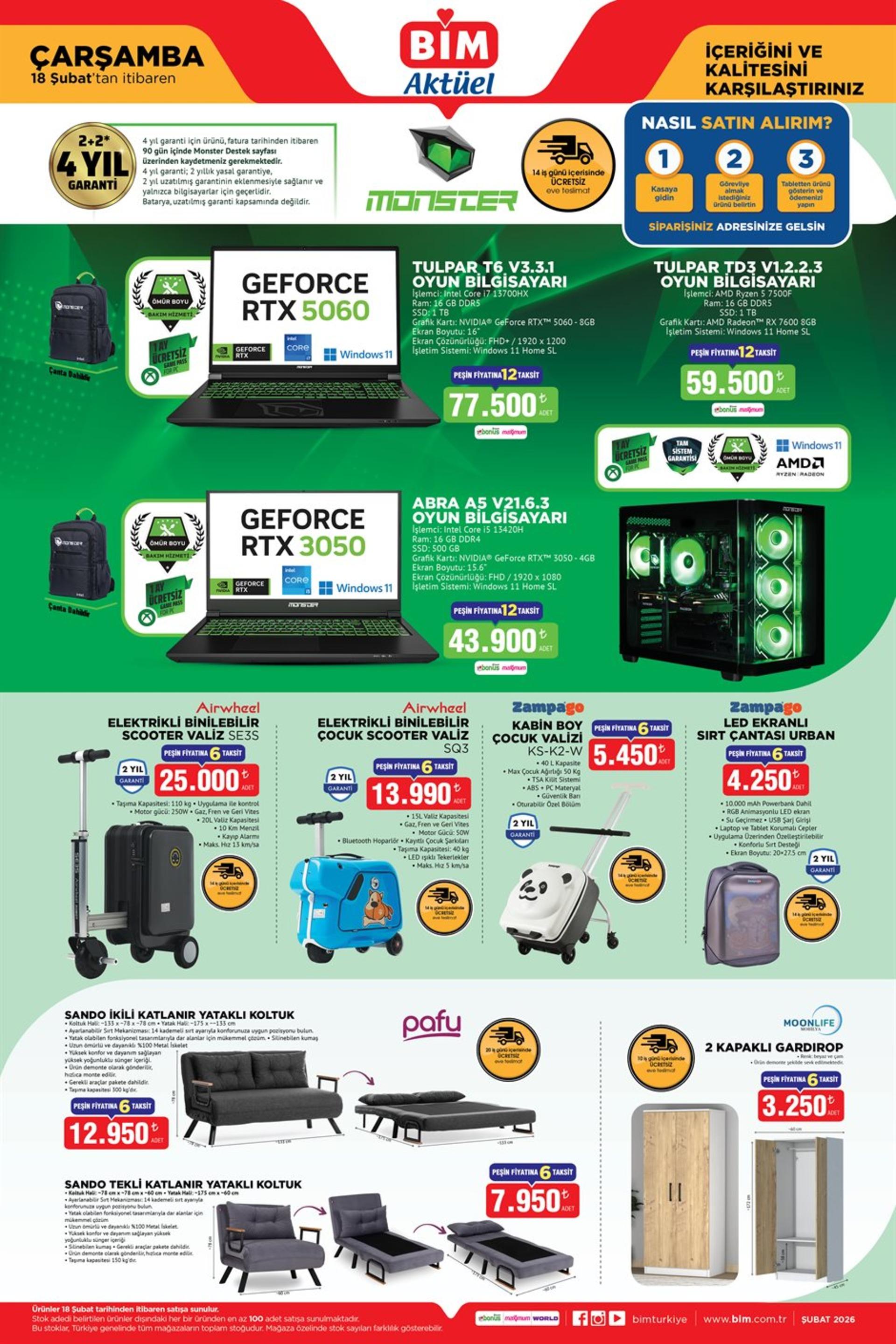 Bim 18 Şubat - 24 Şubat   Broş&uuml;r&uuml;