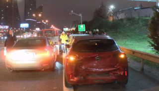 TEM'de zincirleme kaza! Trafik kilitlendi