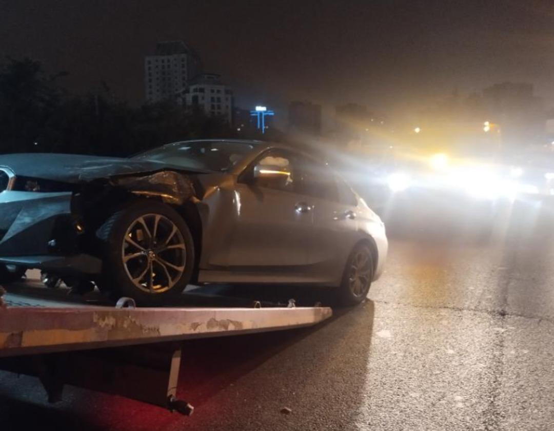 SON DAKİKA | TEM de zincirleme kaza! Trafik kilitlendi 1